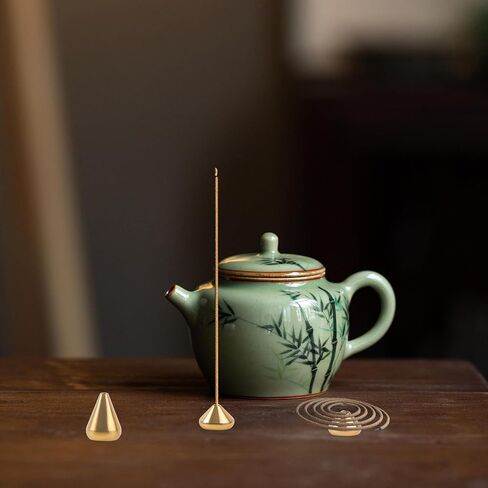 3 Pcs Brass Incense Holder Incense Burner Cone Incense Holder Incense Stick Holder Cone Incense Holder 3 Styles in Saudi Arabia