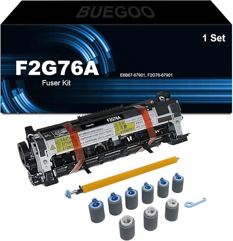 F2G76A (E6B67-67901، F2G76-67901) مجموعة صيانة المصهر المتوافقة مع Laserjet M604 M605 M606 (110V) تتضمن أسطوانة Ransfer RM1-0699، بكرات الالتقاط RM1-0036، بكرات التغذية RM1-0037 in Kuwait