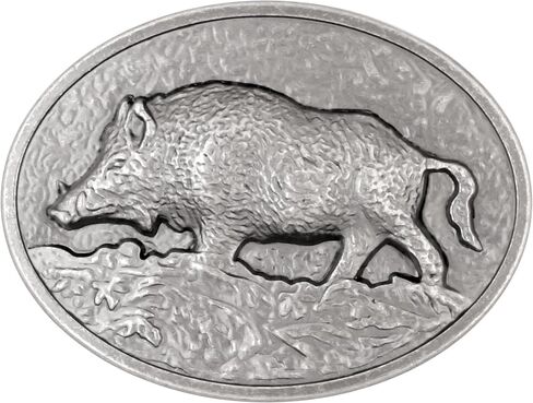 HAQUIL Wild Boar Hunting Belt Buckle Steel Vintage Jewlery for Men in Saudi Arabia