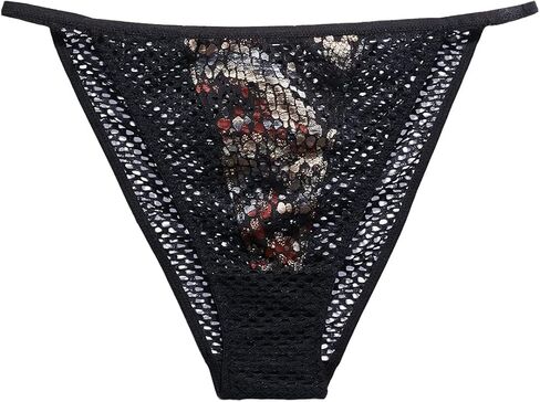 بيكيني نسائي من Savage X بخيط من الدانتيل على شكل ثعبان بارد in Kuwait