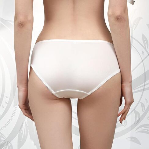 100Pure Silk Women's Silk Panties Sexy Satin Lace Breathable Carefree Panty Liners Mid Waist Women's Underwear in Saudi Arabia