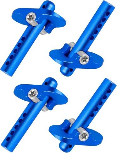 RC Aluminium Body Post Set Upgrades Part for 1/8 Kraton/Outcast/Typhon 6S BLX,1/10 Kraton/Outcast 4S BLX,Vorteks 3S BLX,1/7 Felony/Fireteam/Infraction 6S BLX,4pcs,Navy Blue in Saudi Arabia