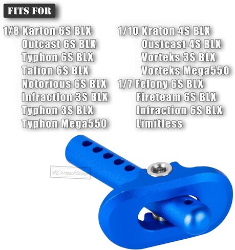 RC Aluminium Body Post Set Upgrades Part for 1/8 Kraton/Outcast/Typhon 6S BLX,1/10 Kraton/Outcast 4S BLX,Vorteks 3S BLX,1/7 Felony/Fireteam/Infraction 6S BLX,4pcs,Navy Blue in Saudi Arabia