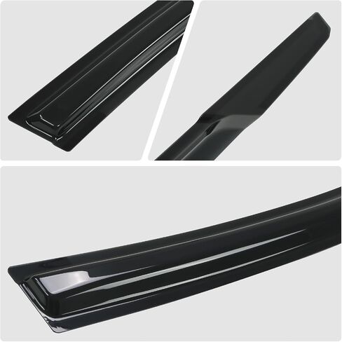 DNA MOTORING Set of 4 Tape-On Carbon Fiber Pattern Styling Window Visor Deflector Rain/Sun Guard Compatible with Hyundai Sonata 2006-2010, WVS-180-CF in Saudi Arabia