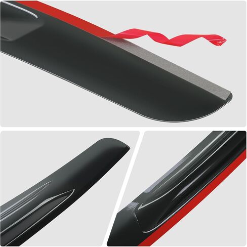 DNA MOTORING Set of 4 Tape-On Carbon Fiber Pattern Styling Window Visor Deflector Rain/Sun Guard Compatible with Hyundai Sonata 2006-2010, WVS-180-CF in Saudi Arabia
