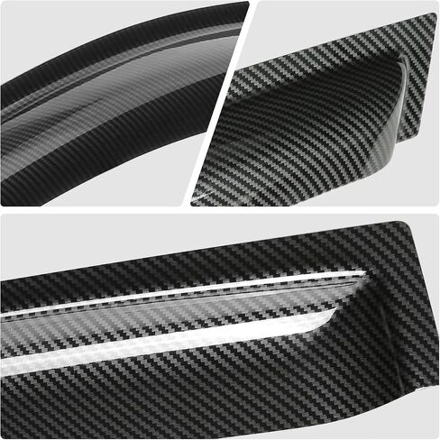 DNA MOTORING Set of 4 Tape-On Carbon Fiber Pattern Styling Window Visor Deflector Rain/Sun Guard Compatible with Hyundai Sonata 2006-2010, WVS-180-CF in Saudi Arabia