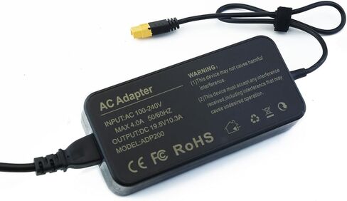 ToolkitRC ADP200 محول طاقة التيار المتردد 200 واط مصدر الطاقة XT60 مخرج التوصيل 19.5 فولت 10.3A لشاحن بطارية ليبو RC التوازن RC FPV نموذج in Kuwait