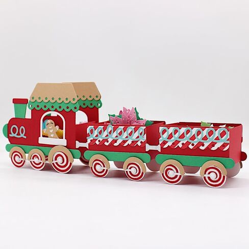 KSCRAFT Slimline Christmas Train Metal Cutting Dies Stencils for DIY Scrapbooking Decorative Embossing DIY Paper Card in Saudi Arabia