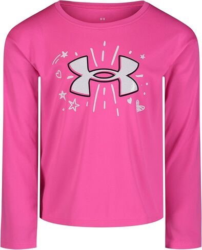 Under Armour Girls' Long Sleeve Shirt, Crewneck, Lightweight and Breathable in Saudi Arabia