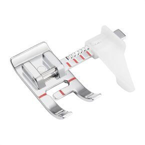 Adjustable Guide Presser Foot for Low Shank Snap-On Singer, Brother, Janome, Juki, Babylock, Elna, Kenmore, White, Necchi, Simplicity, Euro-Pro, New Home, and More Sewing Machines