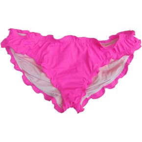 Sexy Women's Ruffle Wavy Brazilian Bikini Bottom Hipster Swimsuit