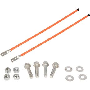 علامات دليل شفرة محراث الثلج مقاس 24 بوصة متوافقة مع Western 62595 Orange Pack of 2 in Kuwait