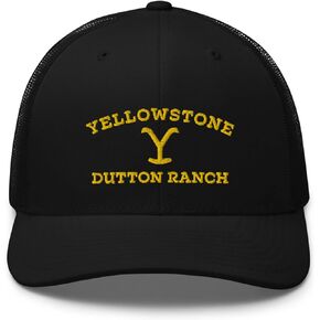 Yellowstone Dutton Ranch Logo Retro Trucker Hat - Officially Licensed