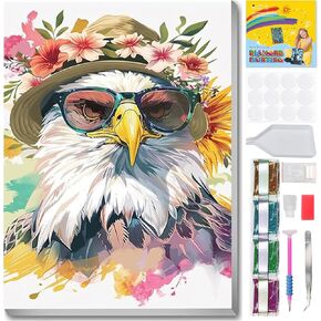 Tiwabb Beach Moon Diamond Painting Kits for Adults with Framed - with Beautiful Gift Box Diamond Art Kits for Adults DIY 5D Round Full Drill Gem Art and Crafts,for Send Gift and Home Decor 7.8x11.8in
