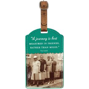 Shannon Martin Design Luggage Tag, Rather Than Miles