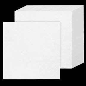Calsoling 200 Pieces Premium Double-Sided Diamond Painting Release Paper, Multiuse Diamond Painting Cover Paper, Precut Cover Replacements 5D Diamond Painting Papaer, 4" x 4" (10 x 10 cm)