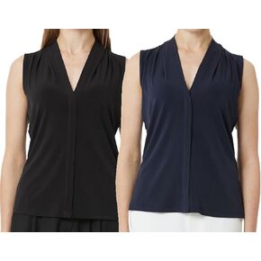 May You Be Women's V-Neck Non-Sleeve Blouse