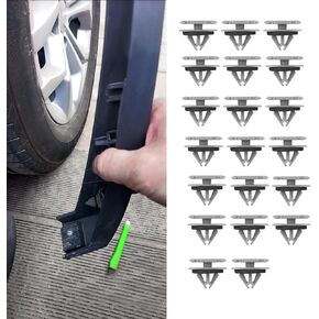 20PCS Rocker Moulding Clip & Fender Exterior Trim Clips, 68172491AA 68271803AA 68395627AA Trim Panel Clips, Fender Flare Clips Compatible with Jeep Grand GMC Cherokee Compass