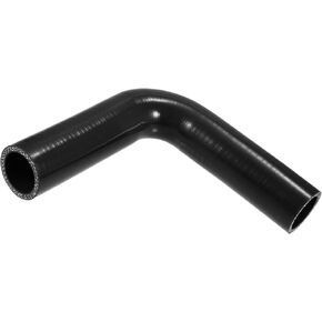 Motoforti Universal Intercooler Silicone Hose, 35mm 1.38 ID 90 Degree, Silicone, Black, 1 Pcs