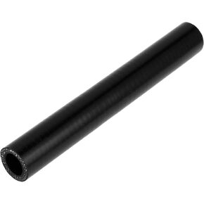 X AUTOHAUX 1 Pcs 18mm 0.71" ID 200mm 7.87" Length 0 Degree Black Car Silicone Hose Coolant Hose Universal