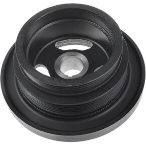 A-Premium Engine Harmonic Balancer Crankshaft Pulley - DOHC L6 2.2L 2.5L 3.0L - Compatible with BMW Vehicles - 03-11 - (3,5 Series E46 E61) 320i, 325xi, 525i, X3, X5 E53, Z4 E85, For# 11237513862
