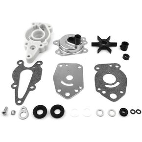 Water Pump Impeller Repair Kit 46-42089A5 for Mercury Mariner Sears Force Outboard 6 8 9.9 10 XD10 15 HP Replaces 42089A4 42089A3 46-42089A 5
