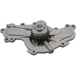 Engine Water Pump Kit AW6348 W/Double Row Sprocket Compatible with Edge Fusion Flex Explorer Taurus 2012-2018 MKT 2011-2019 MKZ 2013-2016 3.5L 3.7L 252-955