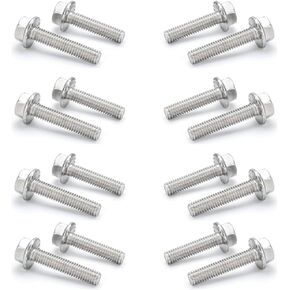 16 Pack Exhaust Manifold Bolt Set Replaces ES 75120,03413B,11518860 11609481,Compatible With Select Buick,Cadillac,Chevrolet,Chrysler,Dodge,GMC,Jeep