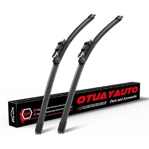 OTUAYAUTO Premium Windshield Wiper Blades - Replacement for Cadillac Escalade 2007-2008, GMC Yukon 2007-2008, Sierra 2007-2019 - Perfet Fit, All-Weather Performance, Pinch Tab - 22"+22" (Pack of 2)