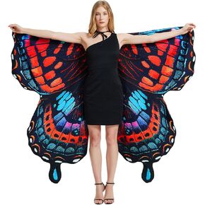 Butterfly Costume Plus Size Halloween Costumes Woman 2024 - Double Sided Butterfly Wings Adult Butterfly Fairy Costume