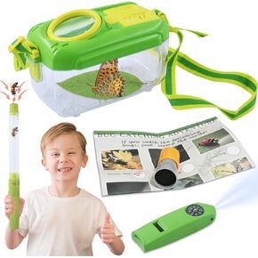 Bug Vacuum Catcher kit for Kids, Funny Toy Gifts for Boys Girls Age 3, 4, 5, 6, 7, 8 Year Old Up Christmas & Birthday, Bug Box for Backyard Exploration