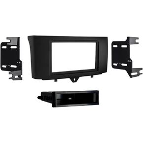 Metra 99-8720B Double DIN or Single DIN with Pocket for 2011- Smart for Two (Matte Black)