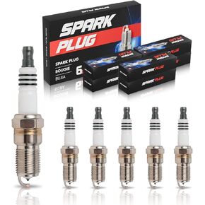ENA Set of 6 Iridium Spark Plug Compatible with Ford Lincoln Mercury Mazda Cadillac Crown Victoria E150 E250 F150 Expedition Explorer SRX STS XLR V8 1978-2008 4.1L 4.6L Replacement for SP493 AGSF32PM