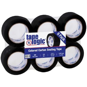 Aviditi Tape Logic 2 Inch x 110 Yard 2.2 Mil Red, Heavy Duty Colored Packing Tape, 36 Pack, Perfect for Packing, Shipping, Moving, Home and Office