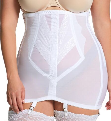 Rago Women's Plus-Size High Waist Open Bottom Girdle with Zipper in Saudi Arabia