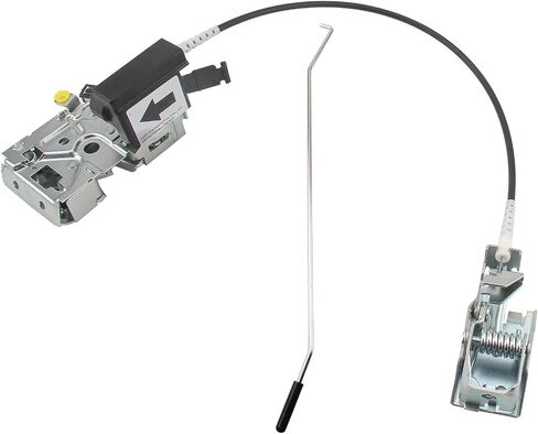 AUTOKAY F4TZ-15219A65-A Door Latch Lock Assembly Front Left Driver Side Fits for Ford F350 F250 F150 Bronco 1992-1997 LH Side Power Door Latch Lock Actuator Motor Cable Rod Kit F4TZ15219A65A in Saudi Arabia