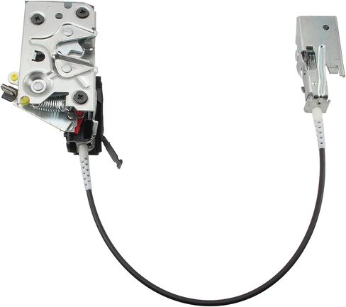 AUTOKAY F4TZ-15219A65-A Door Latch Lock Assembly Front Left Driver Side Fits for Ford F350 F250 F150 Bronco 1992-1997 LH Side Power Door Latch Lock Actuator Motor Cable Rod Kit F4TZ15219A65A in Saudi Arabia
