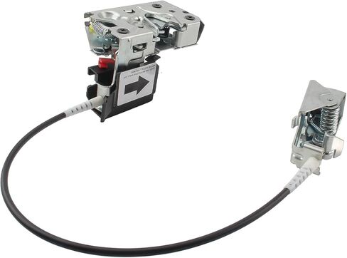 AUTOKAY F4TZ-15219A65-A Door Latch Lock Assembly Front Left Driver Side Fits for Ford F350 F250 F150 Bronco 1992-1997 LH Side Power Door Latch Lock Actuator Motor Cable Rod Kit F4TZ15219A65A in Saudi Arabia