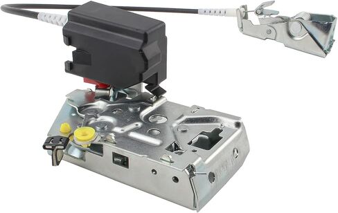 AUTOKAY F4TZ-15219A65-A Door Latch Lock Assembly Front Left Driver Side Fits for Ford F350 F250 F150 Bronco 1992-1997 LH Side Power Door Latch Lock Actuator Motor Cable Rod Kit F4TZ15219A65A in Saudi Arabia