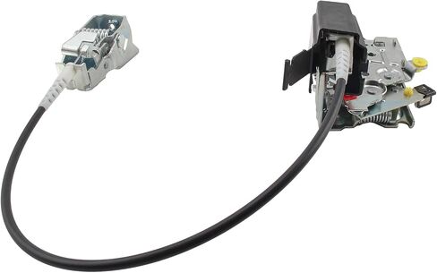 AUTOKAY F4TZ-15219A65-A Door Latch Lock Assembly Front Left Driver Side Fits for Ford F350 F250 F150 Bronco 1992-1997 LH Side Power Door Latch Lock Actuator Motor Cable Rod Kit F4TZ15219A65A in Saudi Arabia