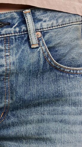 MOUSSY VINTAGE Women's MV Hopewell Straight Selvedge Jeans in Saudi Arabia