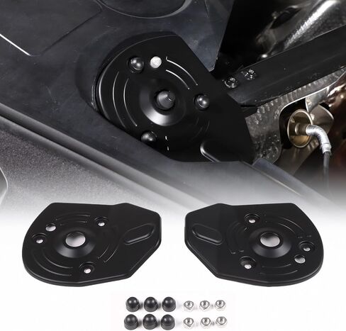 Rear Strut Tower Cover Compatible with Chevrolet Corvette C8 2020-2023, ABS Plastic Engine Bay Shock Protection Panel Cover Trim, C8 Shock Absorbing Tower Cover Accessories (matte black) in Saudi Arabia