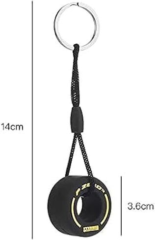 Red F1 Racing Tire Key Chain Interior Accessories,Wheel Tyre Auto KeychainInterior Accessories,Mini Cute Tire Keyring,Soft Rubber, Accessories in Saudi Arabia