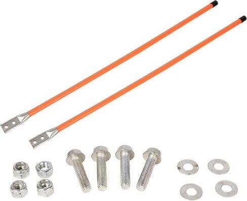 علامات دليل شفرة محراث الثلج مقاس 24 بوصة متوافقة مع Western 62595 Orange Pack of 2 in Kuwait