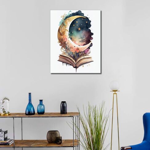 TUMOVO Moon Paint by Numbers for Adults, DIY Acrylic Paint by Numbers Kits on Canvas Fantastic Cloud Mass Book, Painting by Numbers Kit Starry Sky, Acrylic Painting Art Crafts 16"x20"(Frameless) in Saudi Arabia