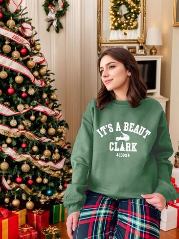 Christmas Sweatshirts for Women It's A Beaut Clark Sweatshirts Xmas Holiday Crewneck Long Sleeve Pullover in Kuwait