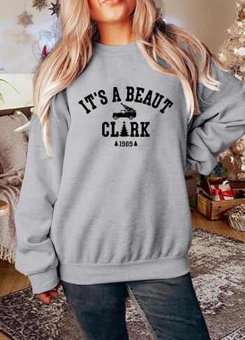Christmas Sweatshirts for Women It's A Beaut Clark Sweatshirts Xmas Holiday Crewneck Long Sleeve Pullover in Kuwait