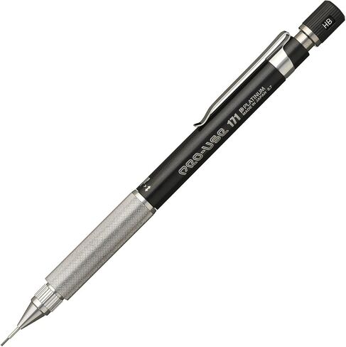 بلاتينيوم برو استخدام 171 قلم رصاص ميكانيكي أسود 0.7 ملم، MSDA-1500C#1 in Kuwait
