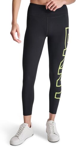 DKNY Women's Tight Exploded Logo High Waist Balance Compression Legging in Saudi Arabia
