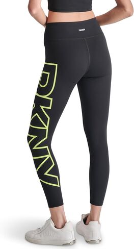DKNY Women's Tight Exploded Logo High Waist Balance Compression Legging in Saudi Arabia